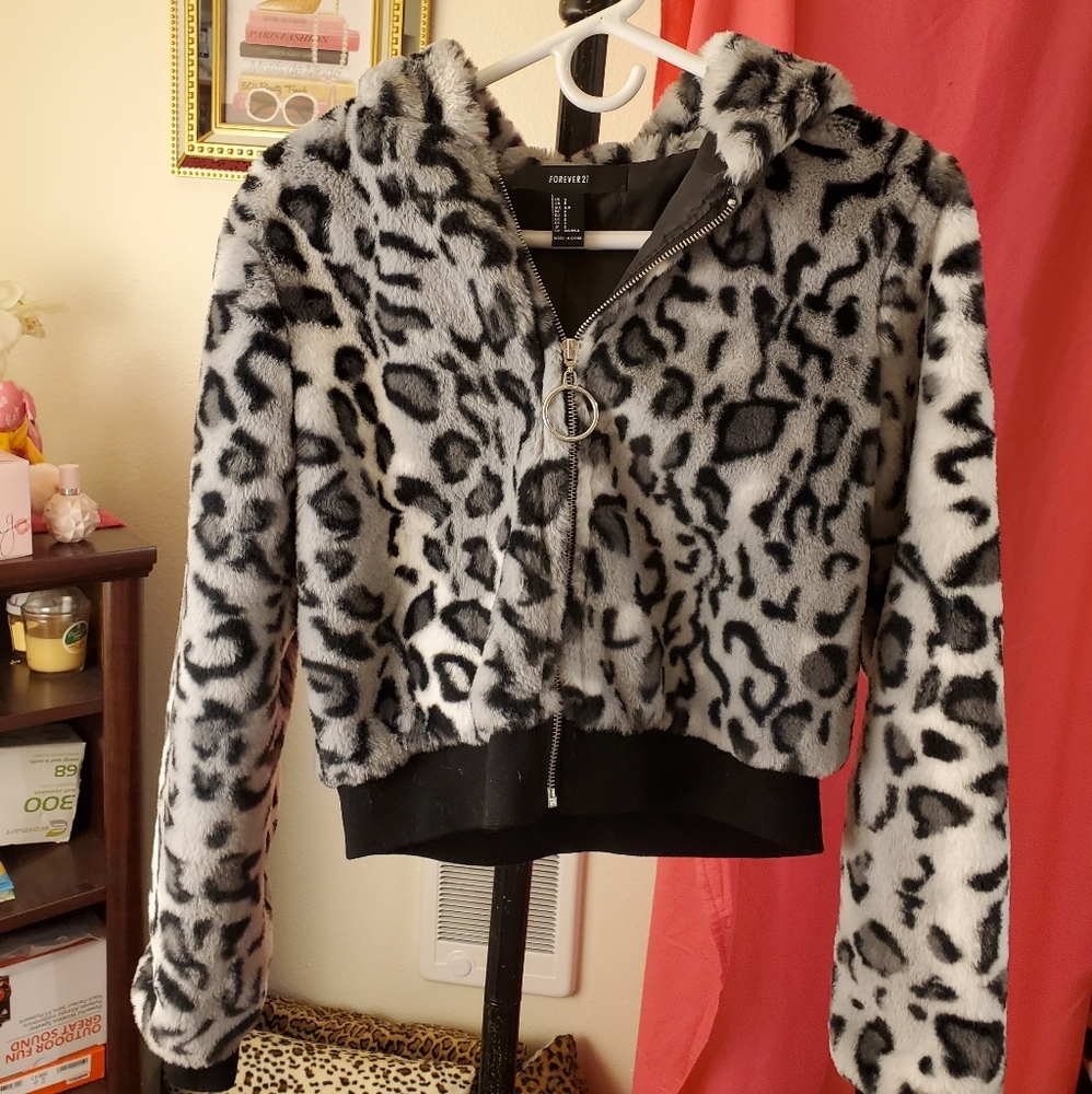 Leopard print jacket